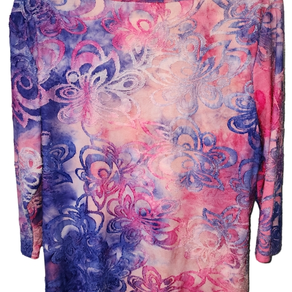 FINAL PRICE - RUBY Rd. 3/4 Sleeve Women's Top - Large - EUC - Picture 4 of 7